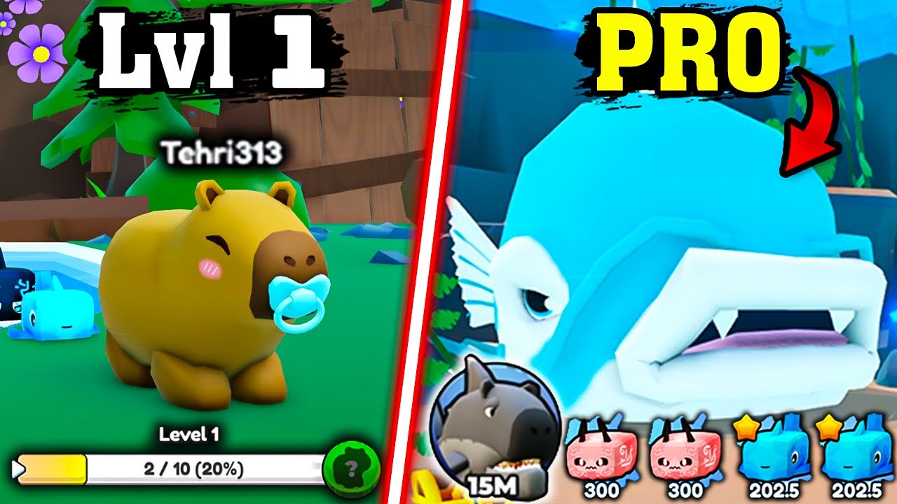 NOOB TO PRO OF NEW ROBLOX VIRAL GAME CAPYBARA EVOLUTION!
