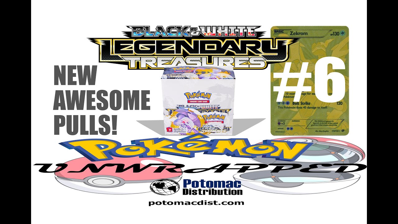 *NEW* AWESOME PULLS #6 Legendary Treasures *GOLD ZEKROM* POKEMON UNWRAPPED