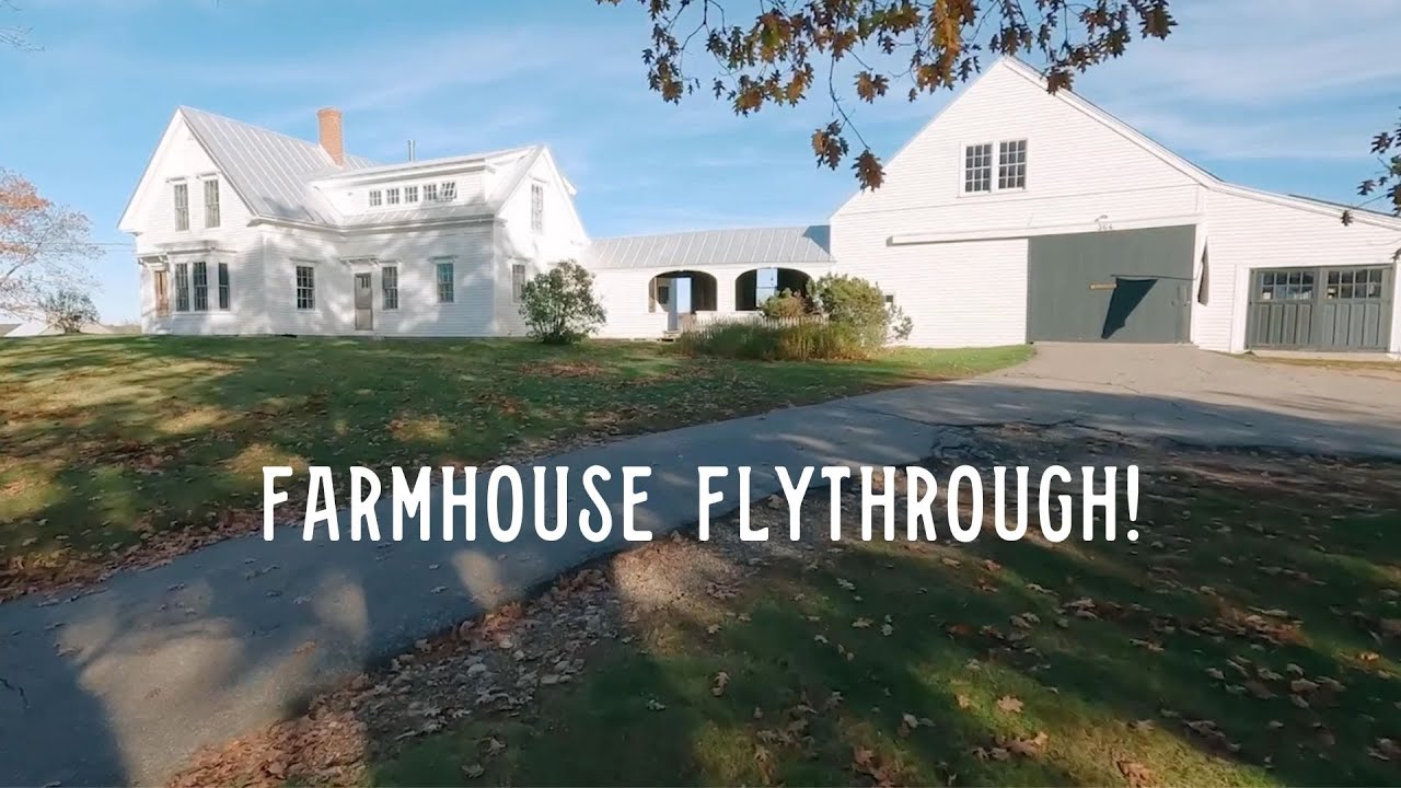 Farmhouse Drone Flythrough (One Shot)