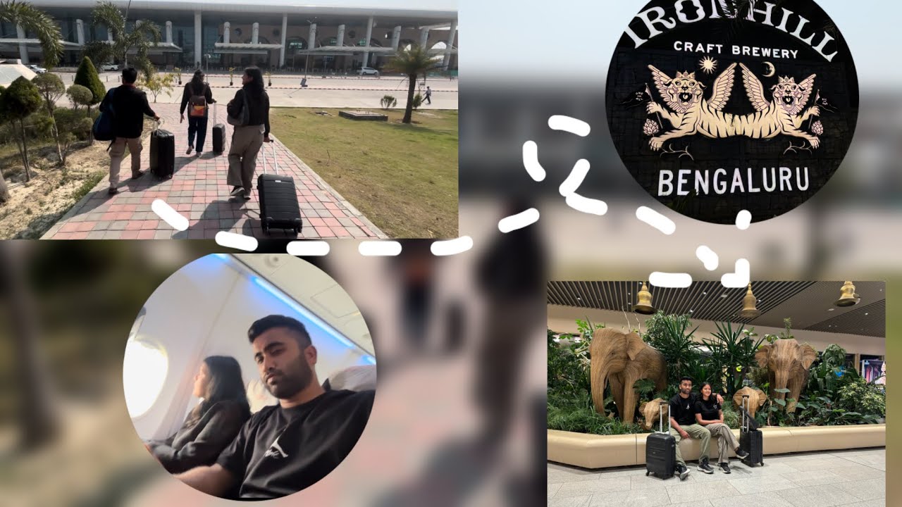 From Uttrakhand to banglore my first ✈️ #viral #trending #trip 