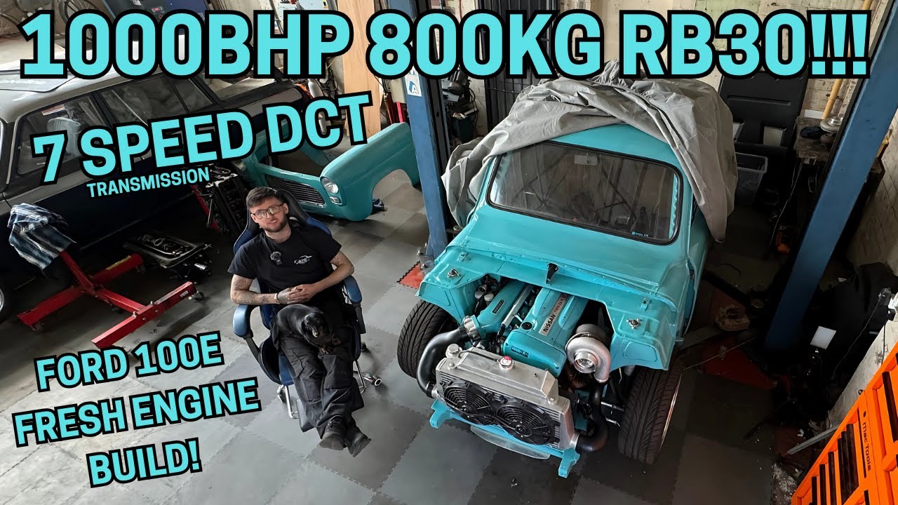 NISSAN RB30 ENGINE SWAPPED 1958 CLASSIC FORD!!!