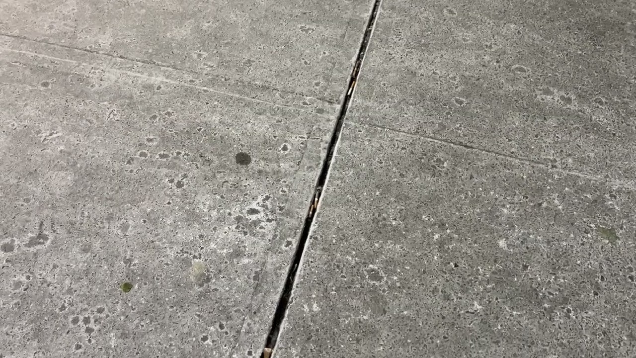 a video of cigarette butts