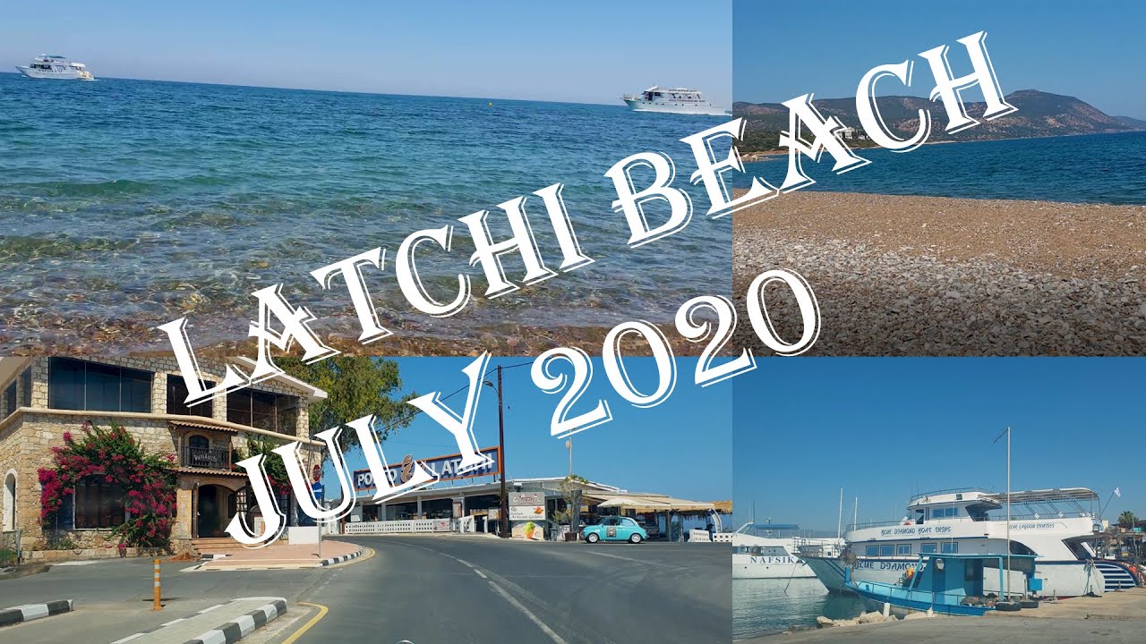 🇨🇾 Latchi Beach | Polis Chrysochous(Paphos,Cyprus) | 4K 🚗
