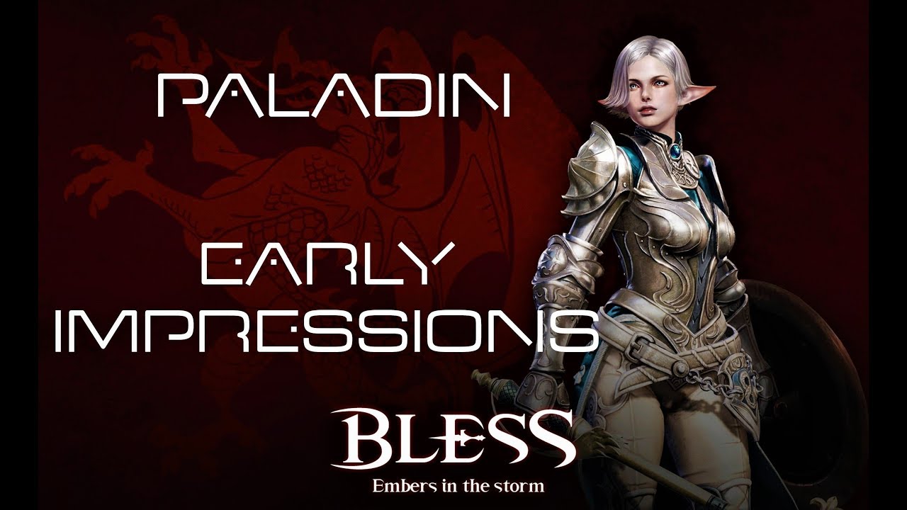 Early Game Paladin Overview | BLESS ONLINE Rebuild Project (JP) | Nyks.