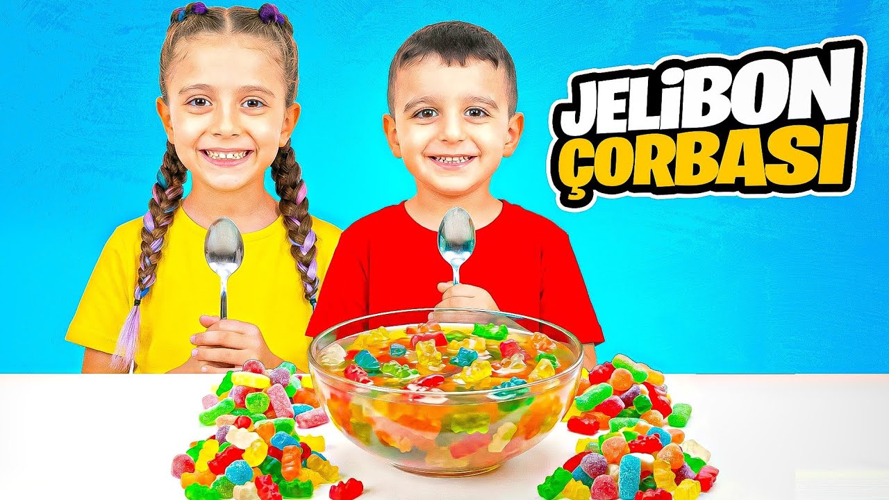 POYRAZ ELİFİN  JELİBON ÇORBASI HAYALİ GERÇEĞE DÖNÜŞTÜ!!