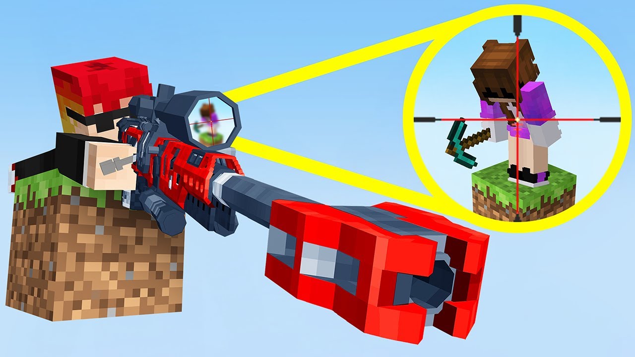 I Added Guns To Minecraft One Block