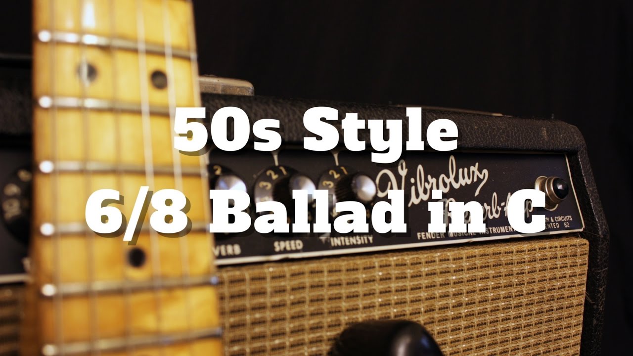 50s Style 6/8 Ballad in C (Backing Track)