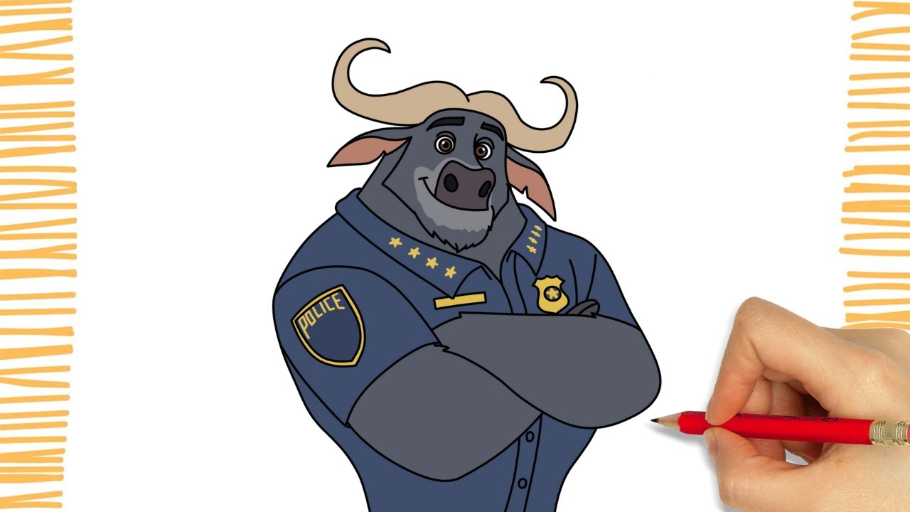 How To Draw CHIEF BOGO I EASY