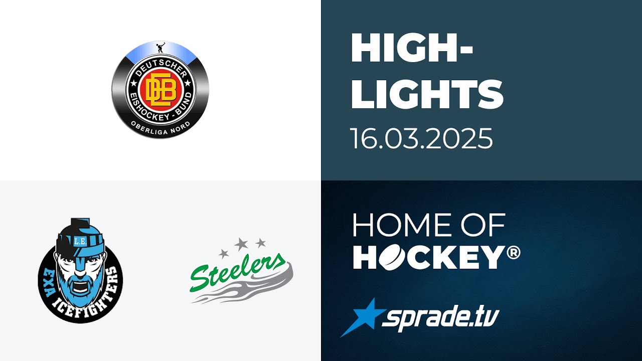 16.03.2025 - Highlights - KSW IceFighters Leipzig vs. Bietigheim Steelers