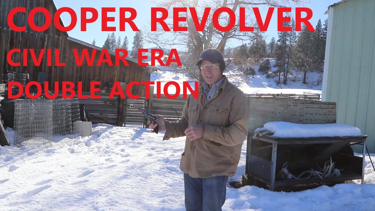 Cooper Double Action Percussion Revolver