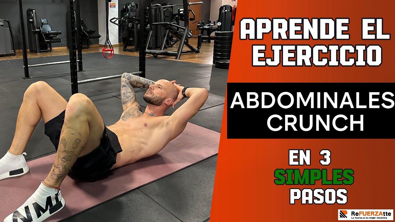 💥 Abdominales de Acero SIN Lesionar tu Espalda | Tutorial Crunch Paso a Paso 💪🔥