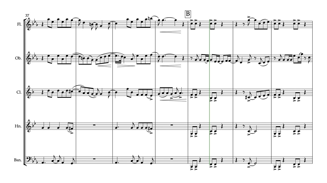 We Don't Talk About Bruno (for Wind Quintet)