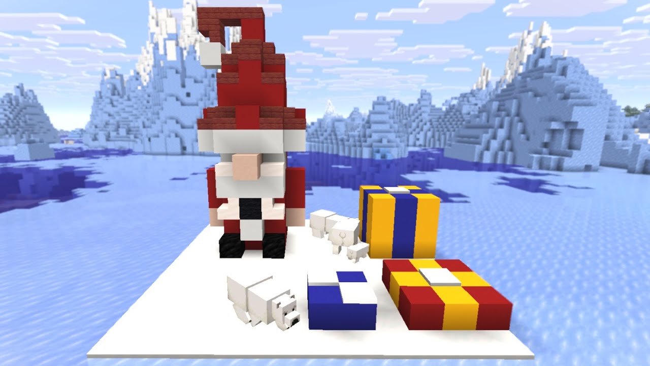 MINECRAFT HUGE SANTA BUILD