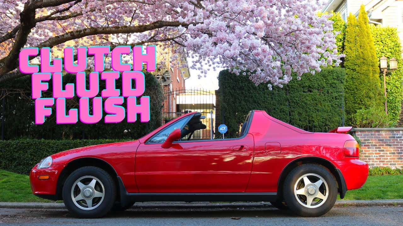 Honda Civic Del Sol Clutch Fluid Flush in Less Than 6 Minutes!!