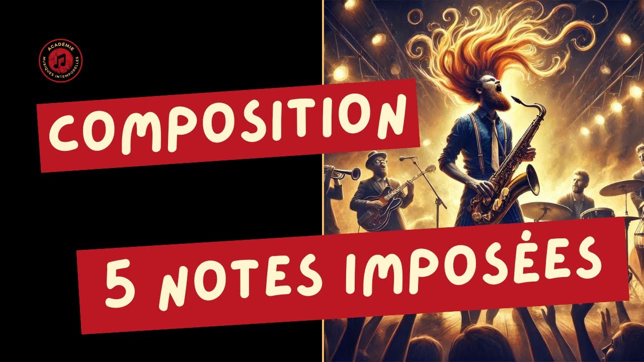 Comment créer un super morceau de jazz-rock pour harmonica en commençant par 5 notes imposées ?