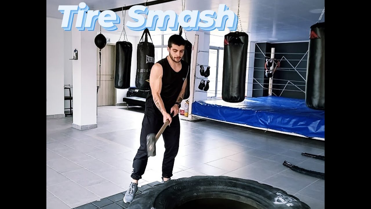 Tire Smash Como golpear el neumático de crossfit con mazo 🔨