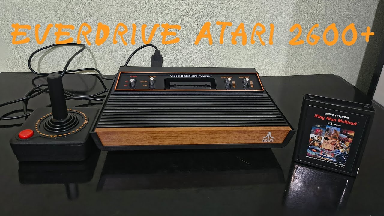 Testando everdrive ATARI 2600 PLUS🕹️
