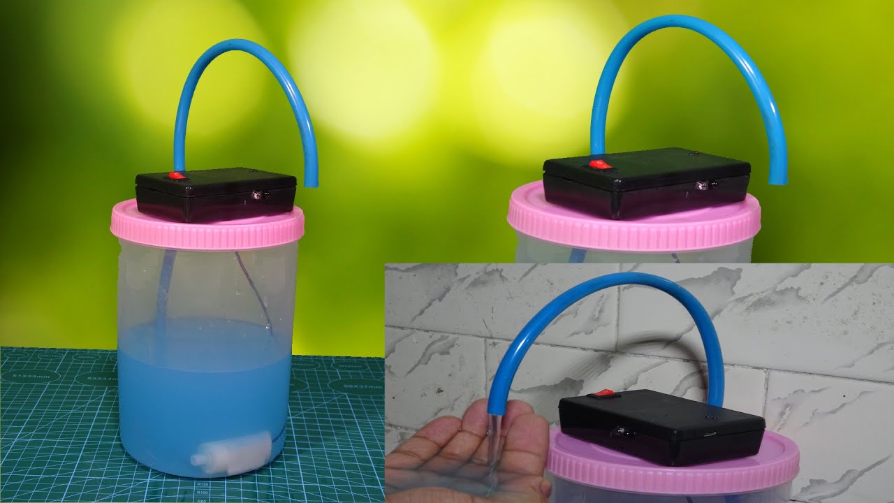 How To Make Automatic Rechargeable Liquid Dispenser