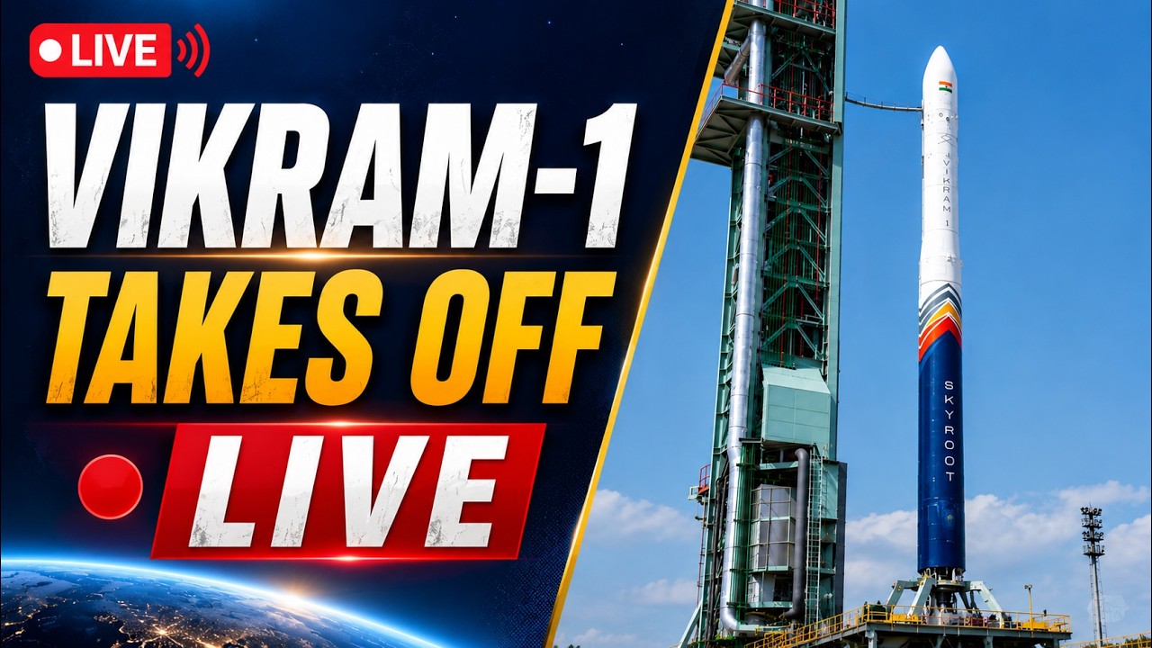 Mission Aagaman LIVE | India's First Private Rocket Launch | Skyroot Vikram-1 LIVE