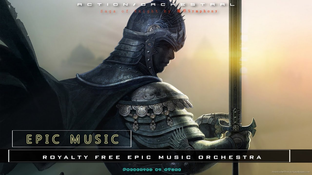 Epic Battle Music Orchestra | Saga of Knight by 魔界Symphony | Copyright Free Music