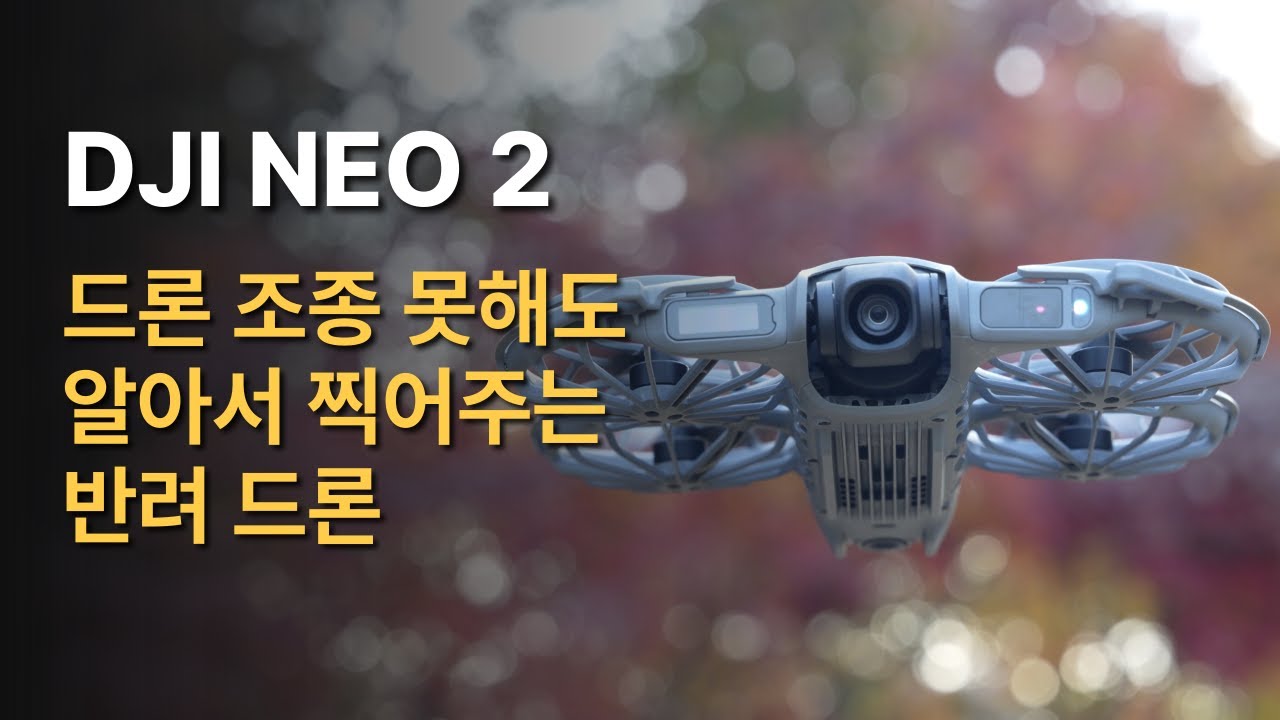 드론 조종 실력이 없어도, 조종기가 없어도 잘 찍어줘요 | DJI NEO 2