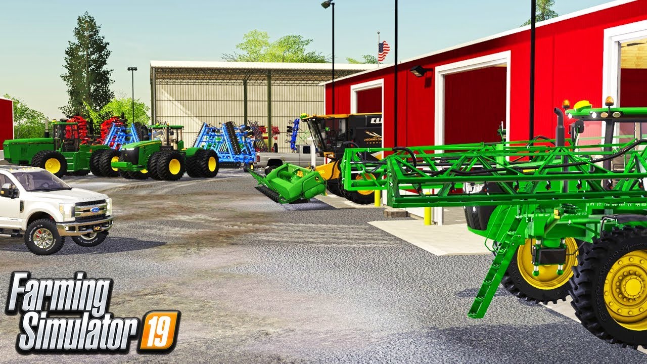 FIRST DAY AS A FARM HAND (ROLEPLAY) FARMER JIM'S EQUIPMENT TOUR | Lone Oak FS19