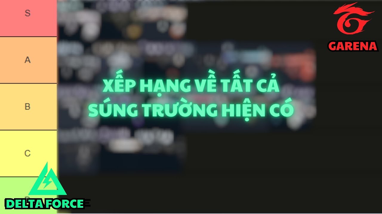 DELTA FORCE : XẾP HẠNG CÁC KHẨU SÚNG TRƯỜNG HIỆN CÓ