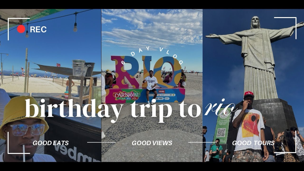 Rio de Janeiro Vlog 🇧🇷 | 25th Birthday | 6 Days in Brasil