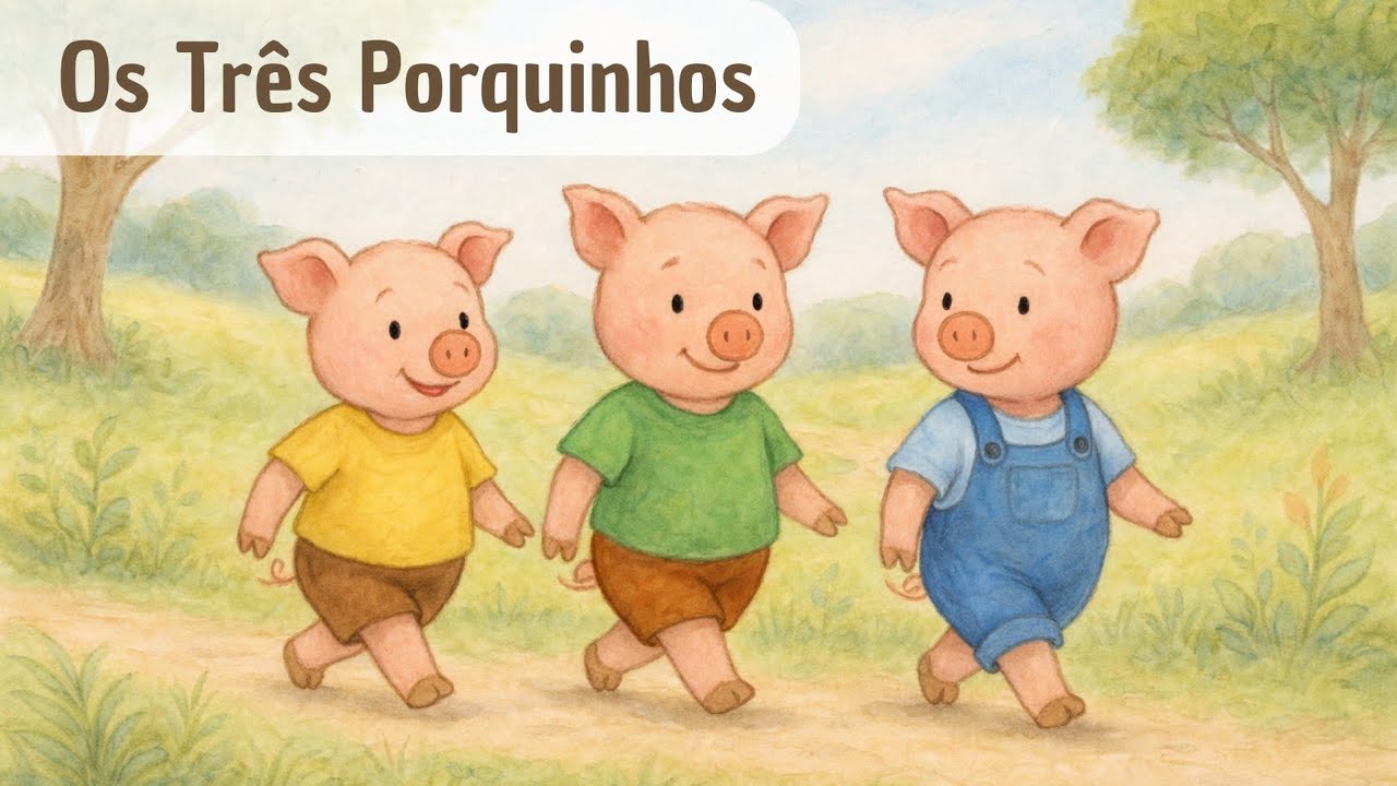 Os Três Porquinhos – História Infantil Completa | Baixo Estímulo | Trio Historinha