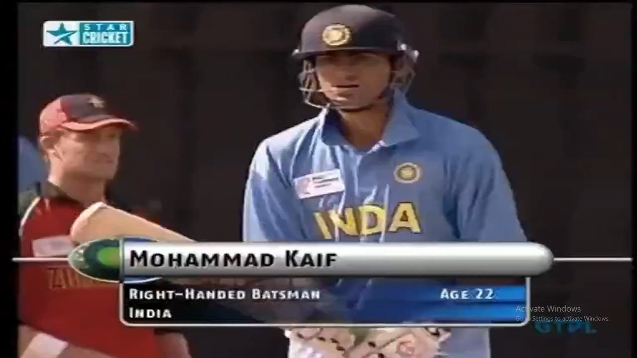 Mohammad Kaif 111 vs Zimbabwe 2002