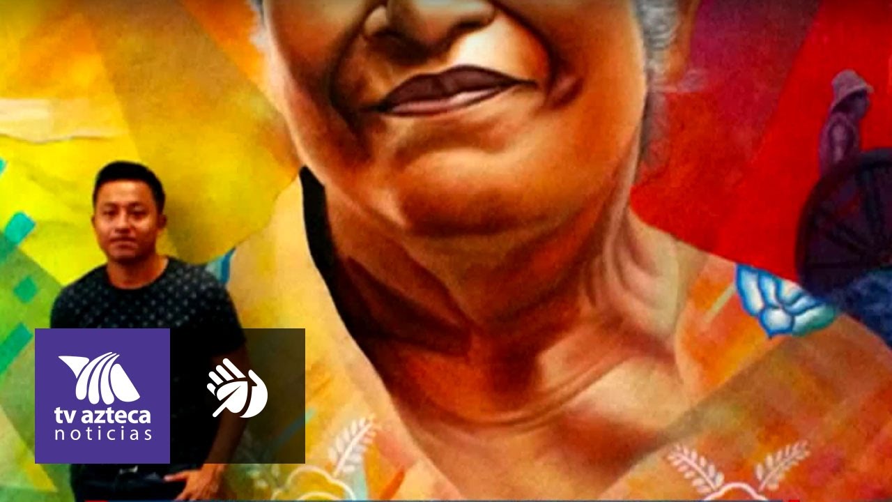 De Oaxaca a Dubai: es Irving Cano muralista zapoteca | La entrevista