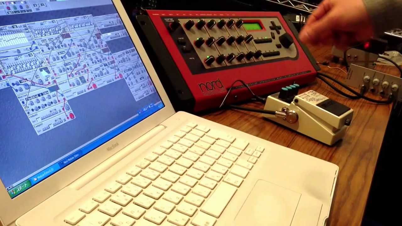 Clavia Nord Modular + Boss DD-7 +Doepfer A-199