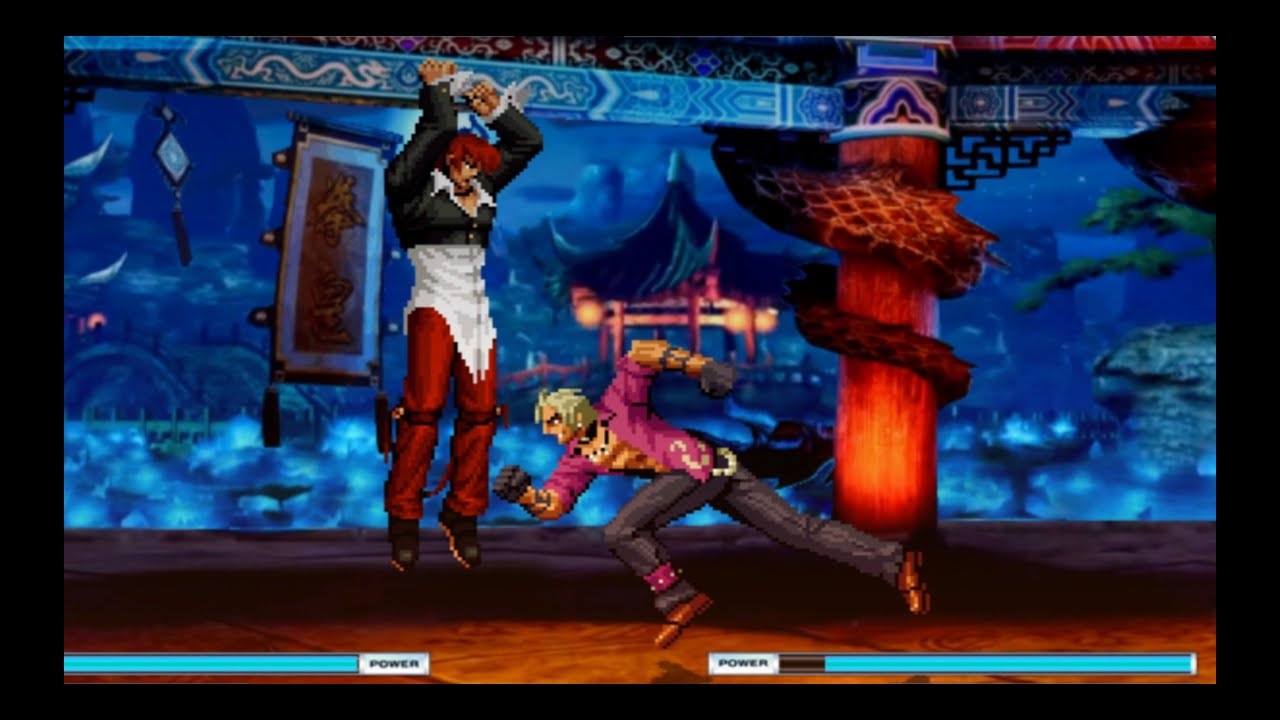Shen Woo Vs Iori Yagami - Highest Level Insane Epic battle || KOF Mugen