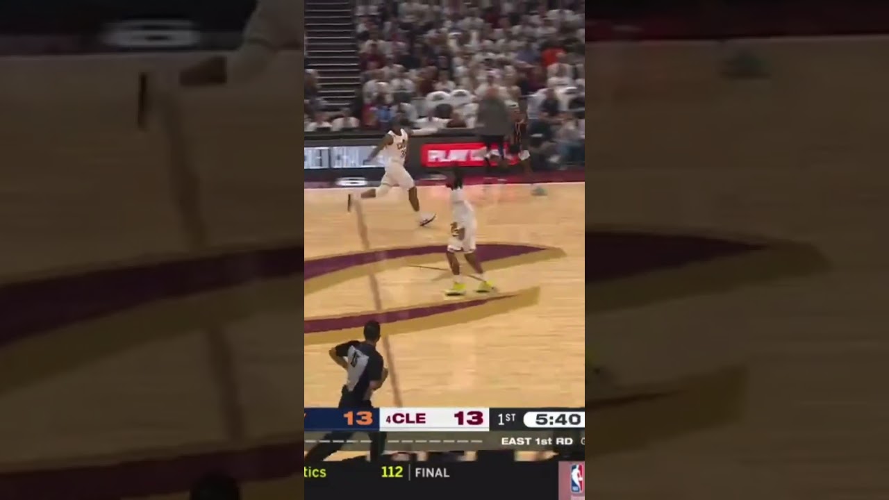 RJ Barrett Lob To Mitchell Robinson Knicks vs Cavs #knicks #nba #playoffs