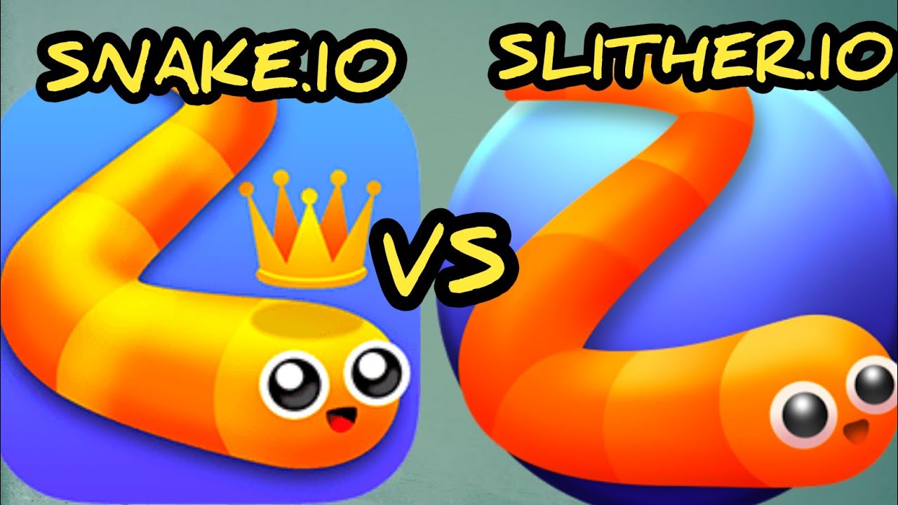 Snake.io Vs Slither.io Game Comparison! #snakeio #snakegame #slithersnake