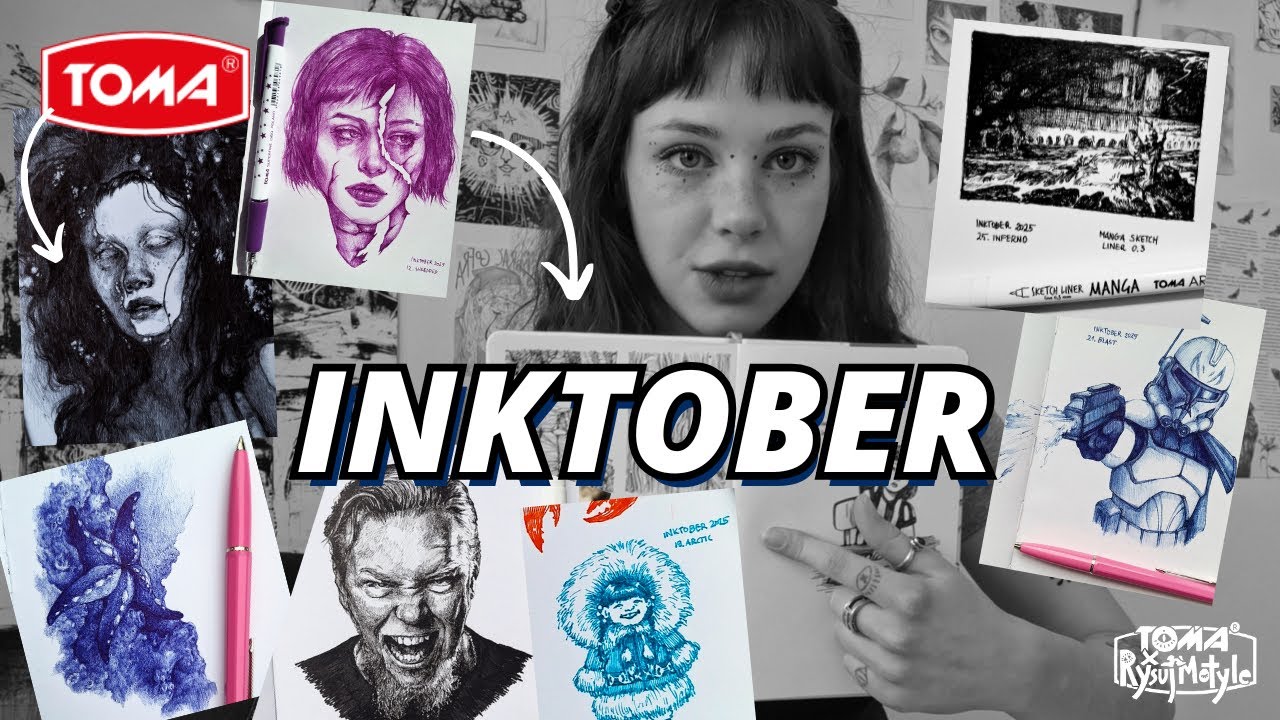 INKTOBER 2025 | TomaxRysujMotyle 08