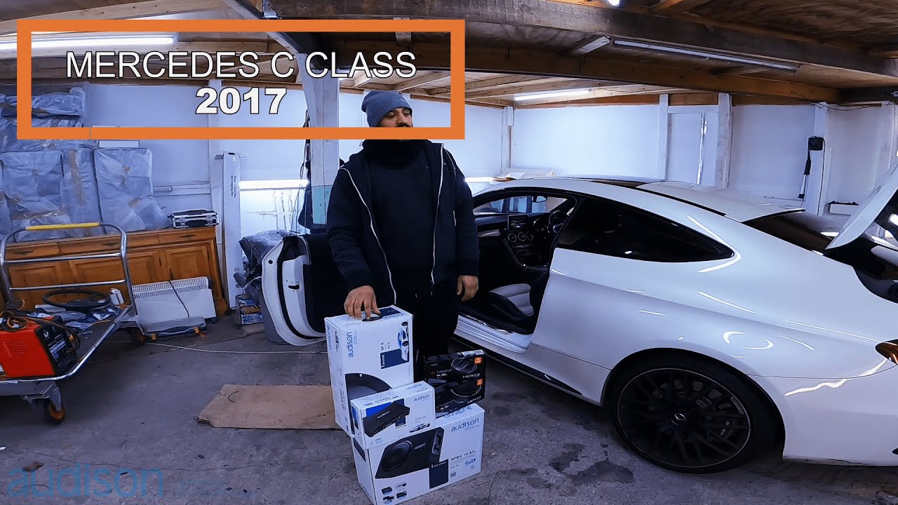 Mercedes C Class C63 AMG 2017 Audison Sound System Upgrade With Hertz And DRC MP Controller