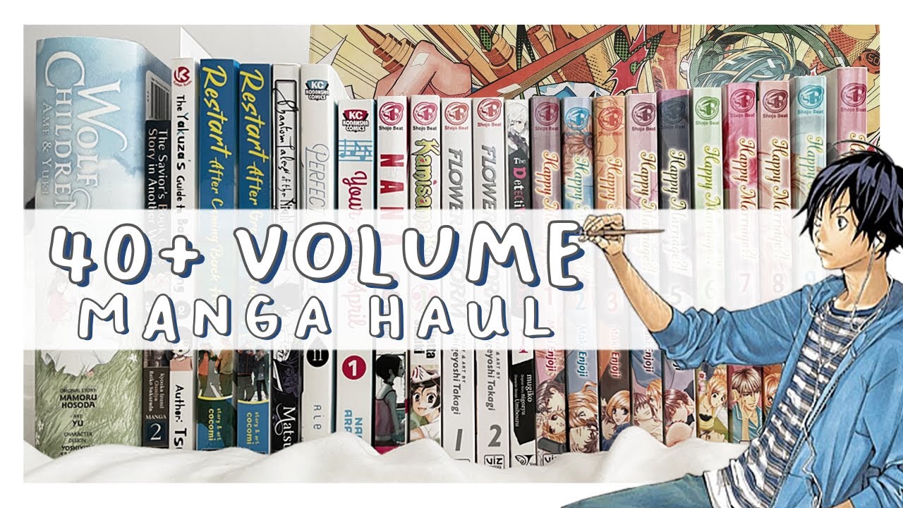 july manga haul pt. 1 | 40+ VOLUMES...spoiler: includes a boxset