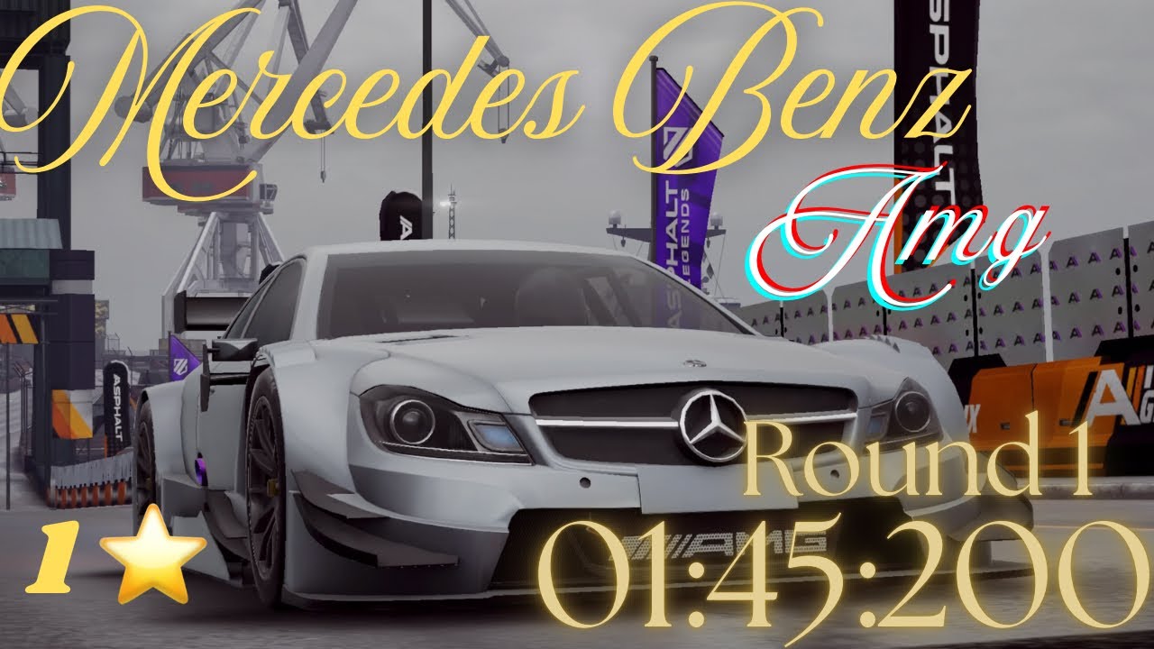 Asphalt legends | Mercedes Benz AMG 1⭐️ GRAND PRIX Round 1 | 01:45:200