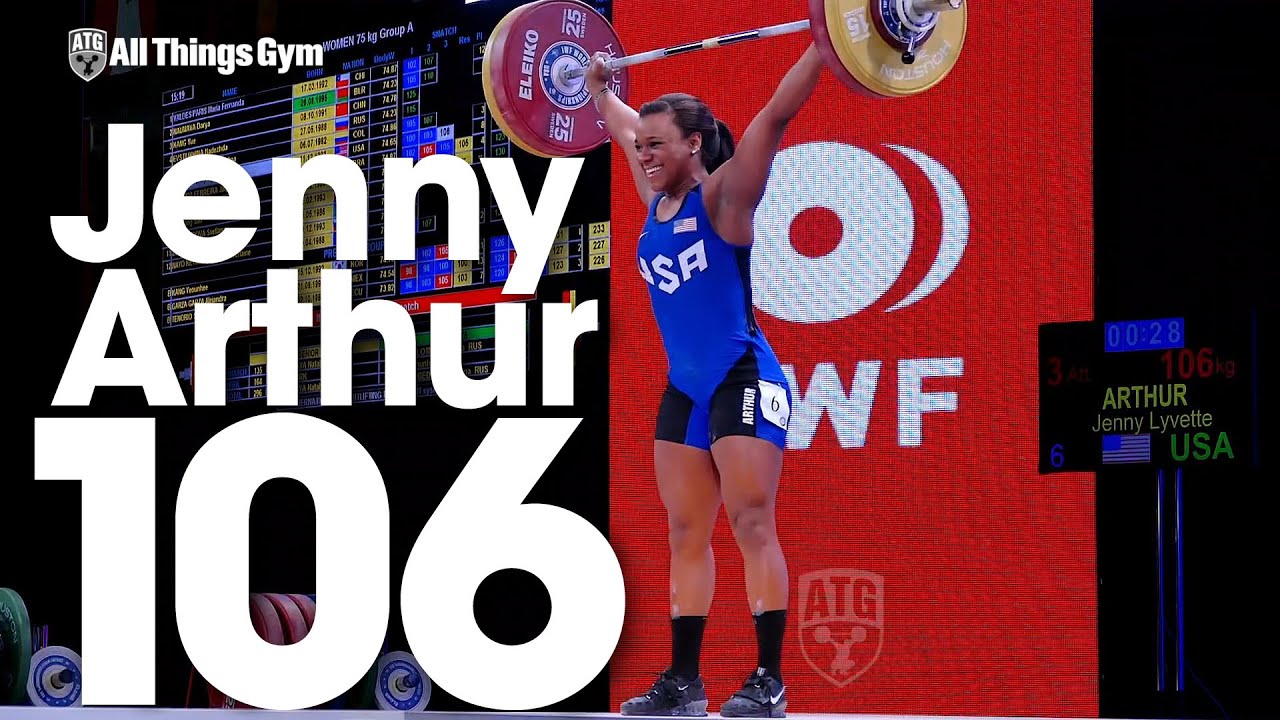 Jenny Lyvette Arthur 106kg Snatch 2015 World Weightlifting Championships