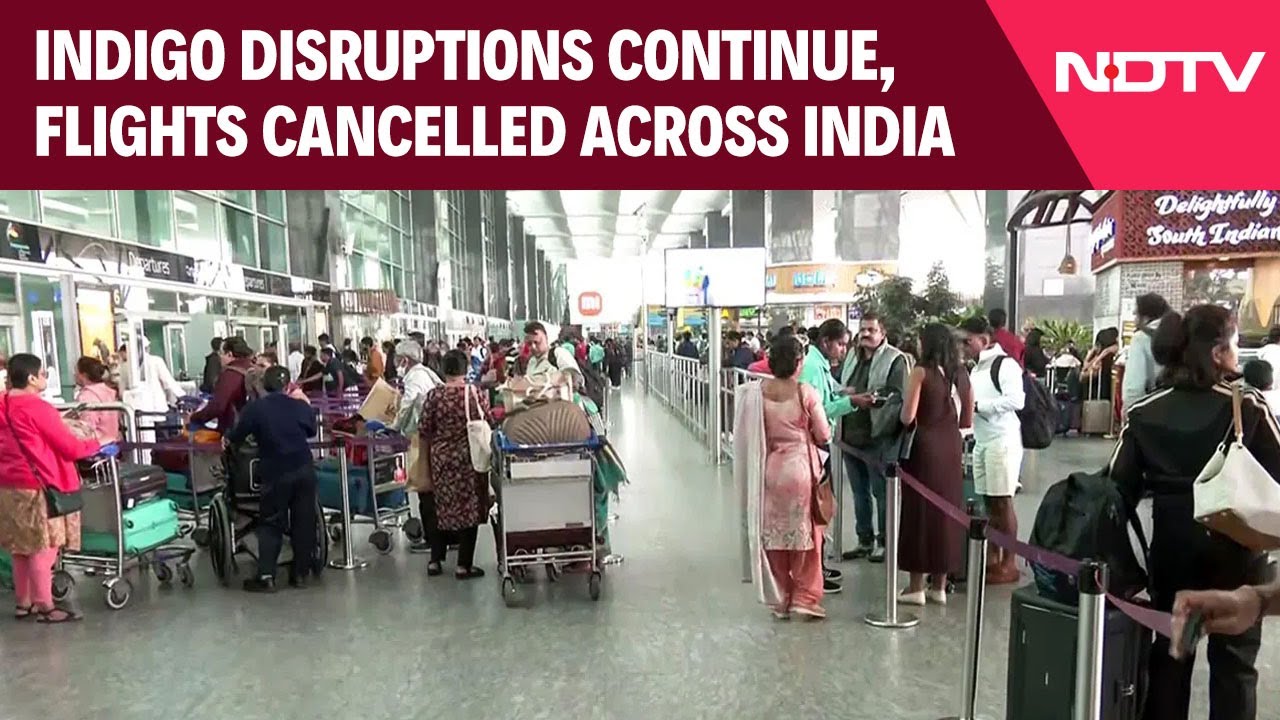 IndiGo Flight News | IndiGo Flight Disruptions Continue, Several Flights Cancelled Across Country