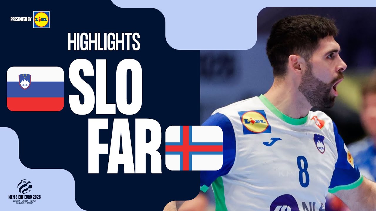 Slovenia vs Faroe Islands | Highlights | Men's EHF EURO 2026