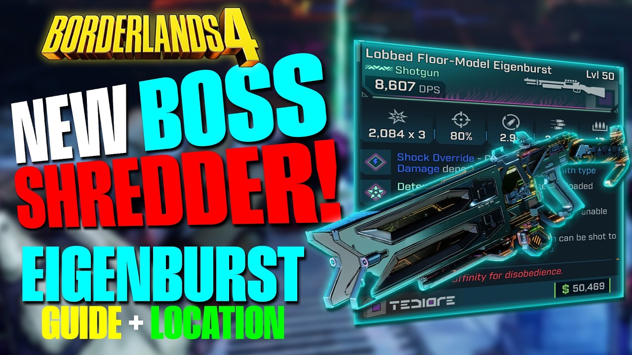 Borderlands 4 | Новый перламутровый дробовик — мощный | Руководство по Eigenburst + местоположение