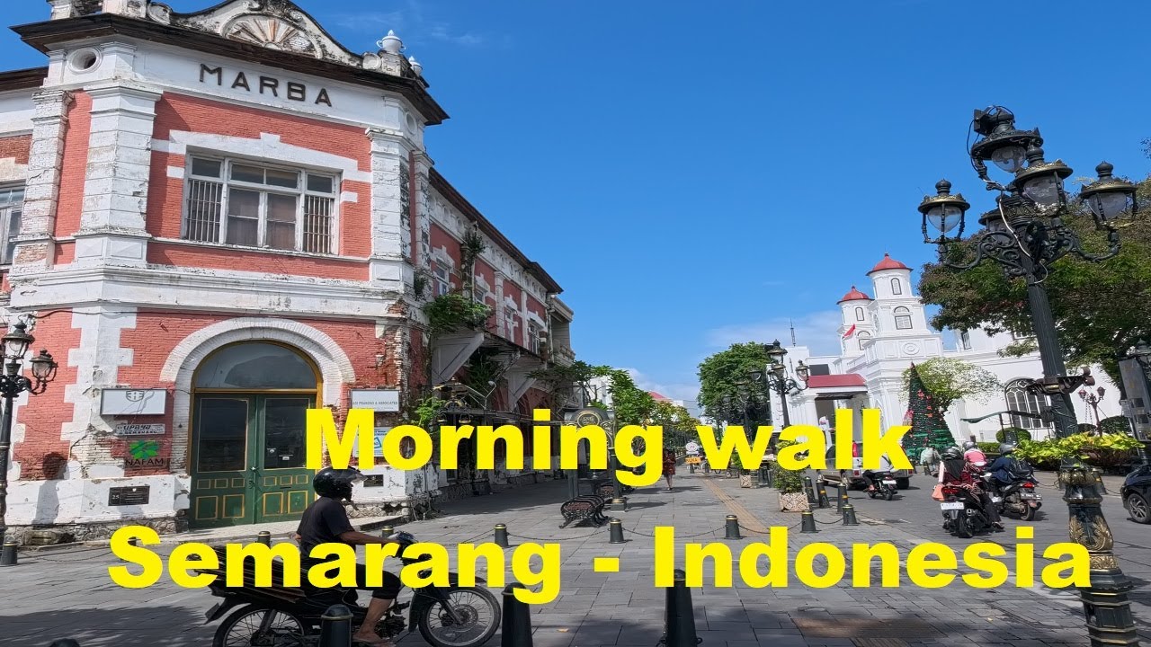 Morning walk Indonesia | Dari Pos Besar ke Kota Lama Semarang via Jembatan Mberok