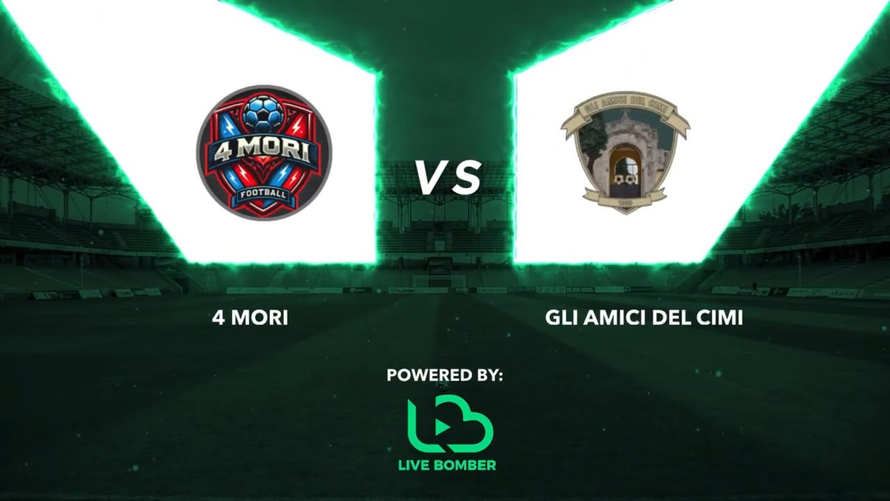 4Mori vs Gli Amici del Cimi 2 - 1