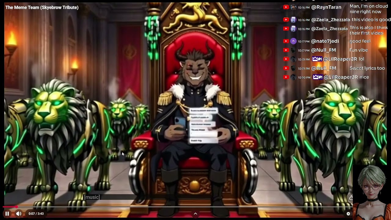 Ovted Fatash Reacts to The Meme Team(Skyebrow Tribute) by Sir Squintifier
