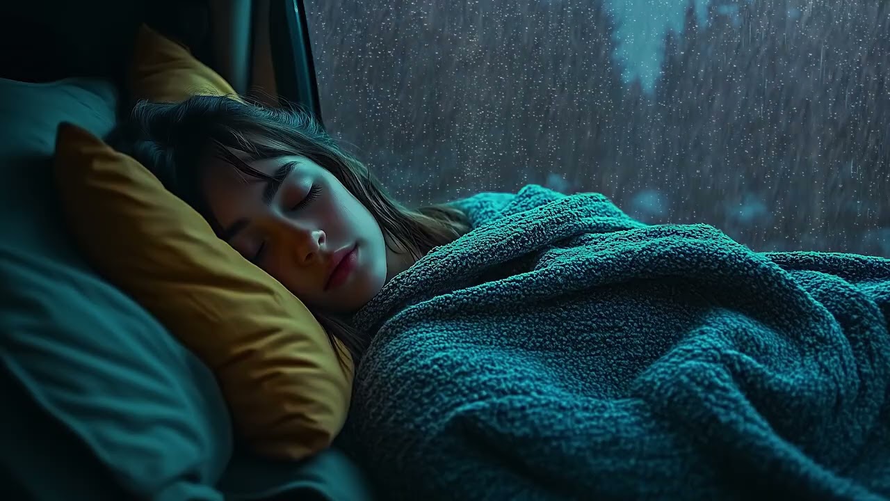 Nomad Rain Dreams 🌌 | Rain & Thunderstorm Sleep Ambience | 3 Hours of Rain Sound