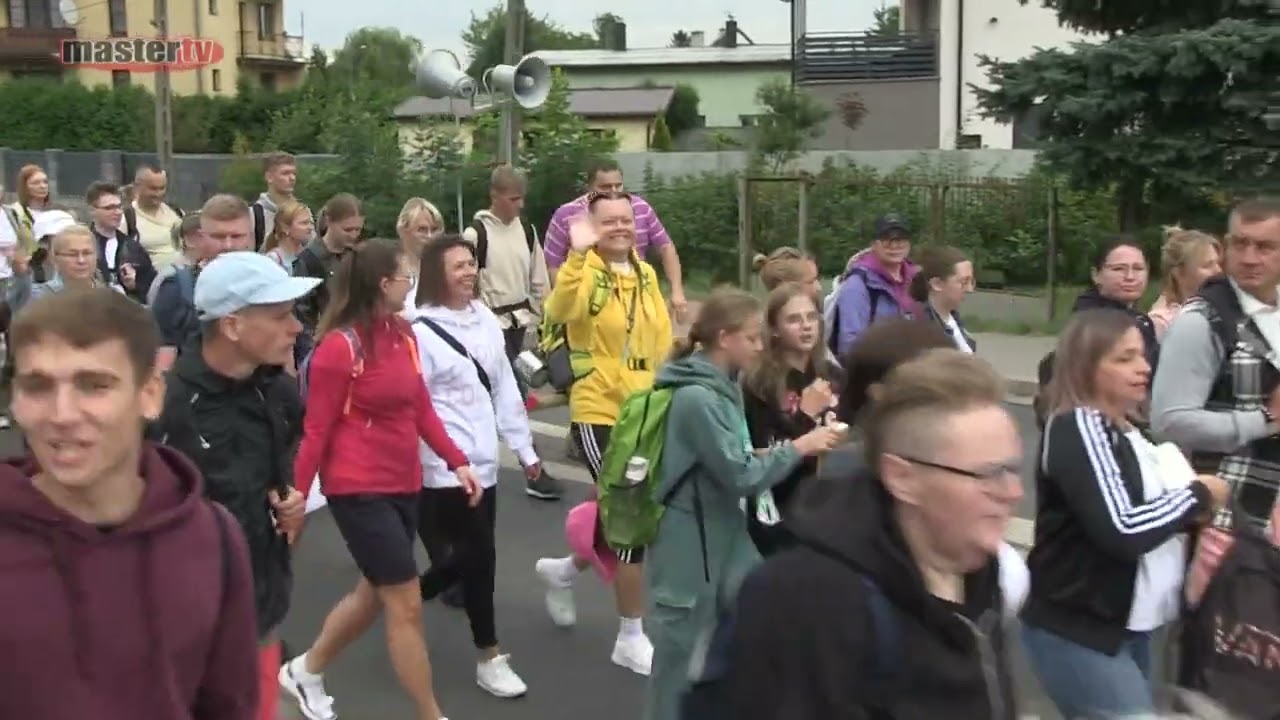MASTER TV ŁUKÓW - Pątnicy z Łukowa wyruszyli do Częstochowy na 44. Pieszą Pielgrzymkę Podlaską