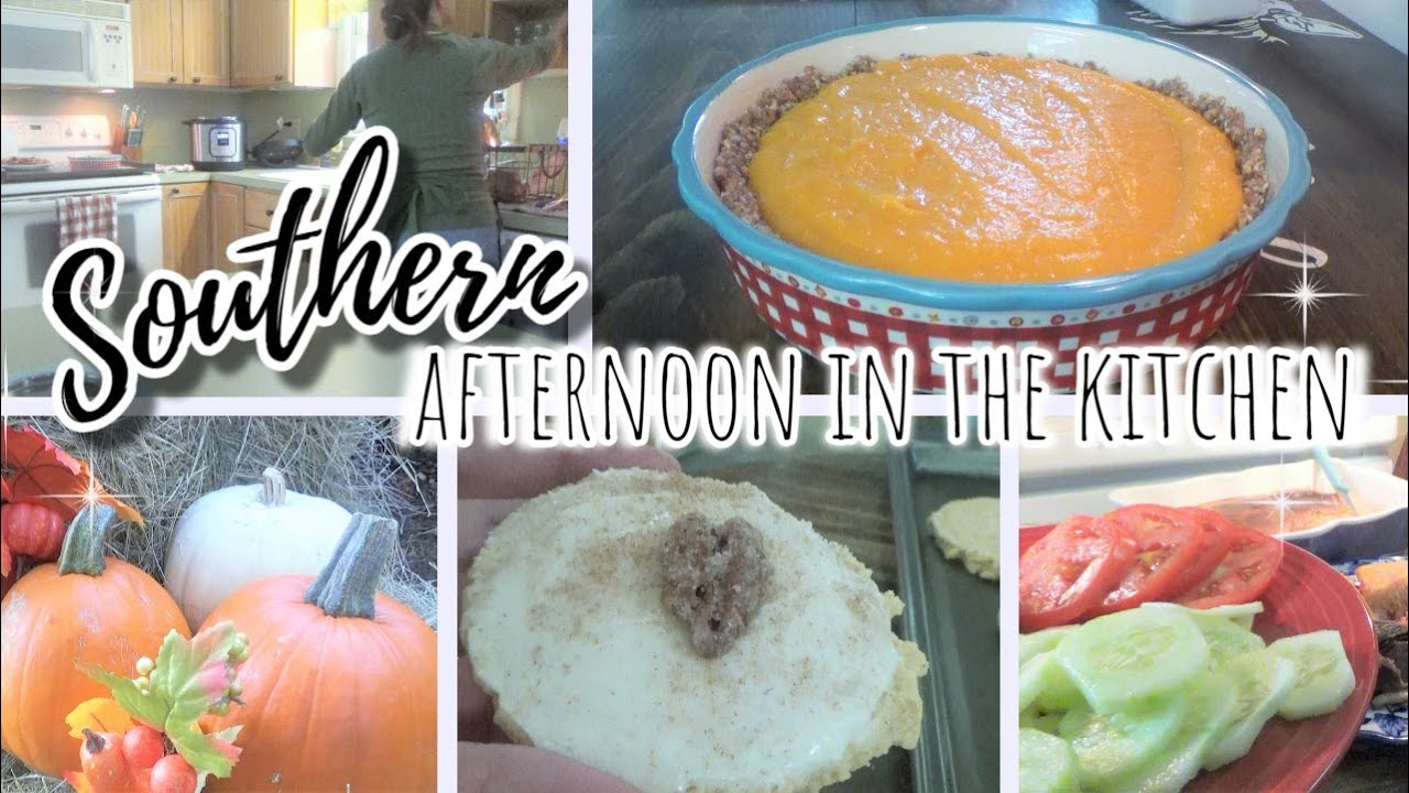 CONTEST BAKING & A SOUTHERN SUPPER! | ROAST, CORNBREAD & BEANS plus PUMPKIN SUGAR COOKIES & PIE!
