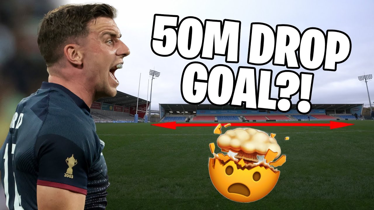 Can England's George Ford slot a drop goal from 50 metres? | Ultimate Rugby Challenge
